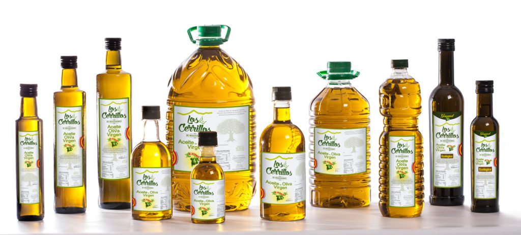 Bodegón de la familia de aceites de oliva Los Cerrillos